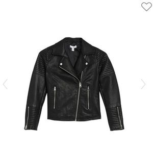 Top shop  Rosa Faux Leather Biker Jacket